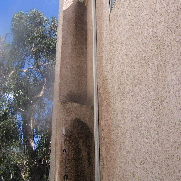 Rain Gutter Stains