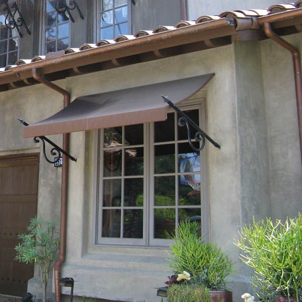 Rain Gutter With Foundation Drains
